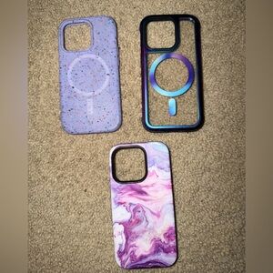 Purple and Blue Phone Case Set